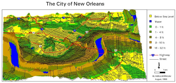 Photo: New Orleans Below Sea Level