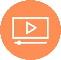 Orange Video Icon