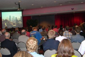 Audience at plenary session