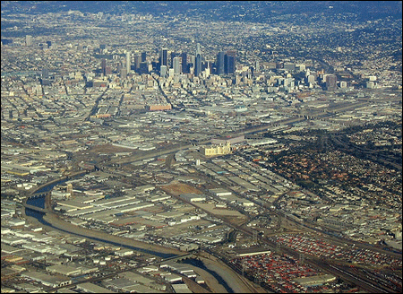 Photo: L.A. River from above