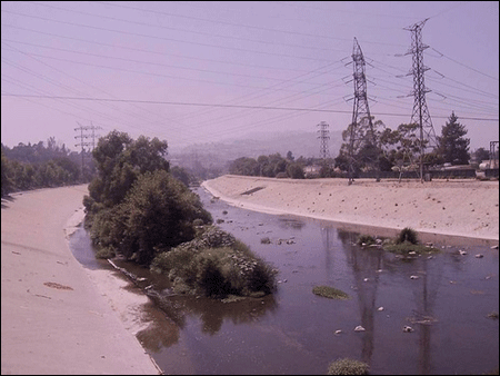 Photo: L.A. River section with natural bottom