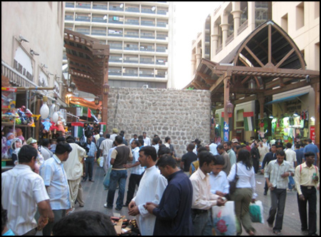 Photo: Souks in Bur Dubai