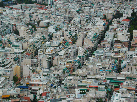 Photo: An urban market.