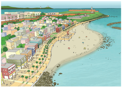 Photo: Illustration of La Perla redevelopment.