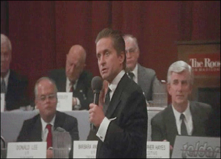 Photo: Gordon Gekko speech from 'Wall Street'