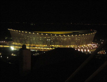 Green Point Stadium in Cape Town, South Africa