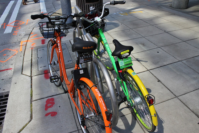 Spin 2025 dockless bikes