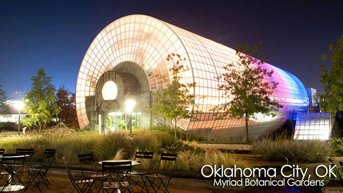 Myriad Botanical Gardens In Oklahoma City Awarded Uli S Urban Open