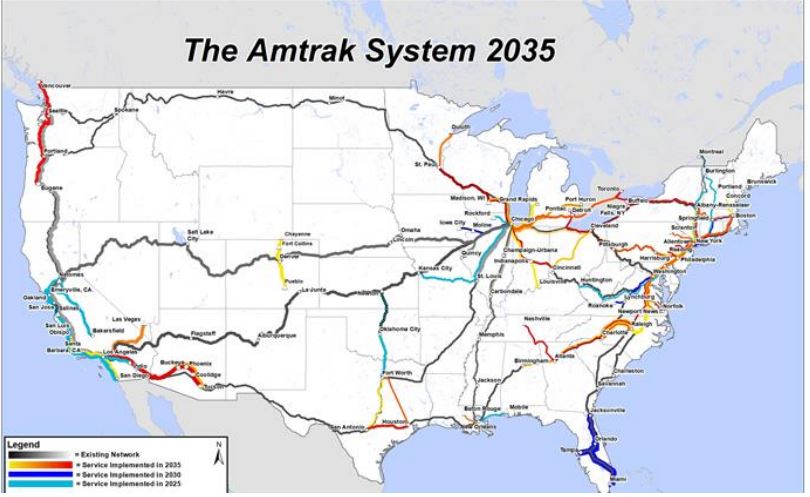 Amtrak's Proposed 'Corridor' Expansion, Explained | Planetizen News