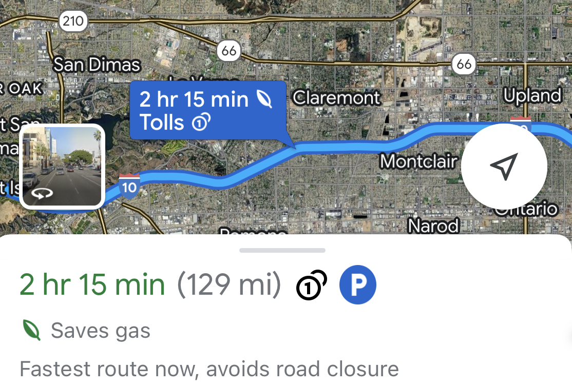 Google Maps Feature Identifies Most Fuel-Efficient Routes