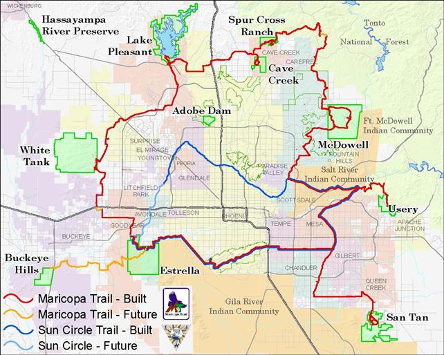 315-Mile Loop Hiking Trail Complete in Maricopa County, Arizona 