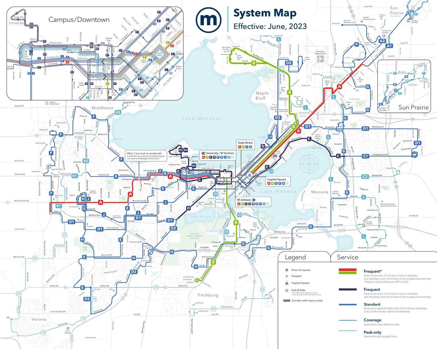 Madison Launches Redesigned Transit System
