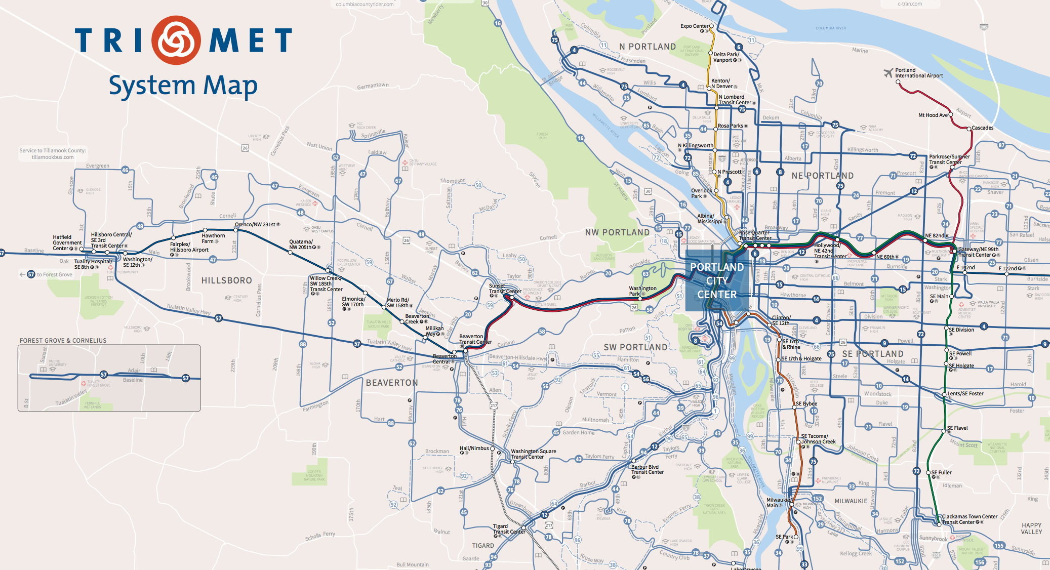 Portland Public Transportation Map How To Design A Better Bus Transit Map | Planetizen News