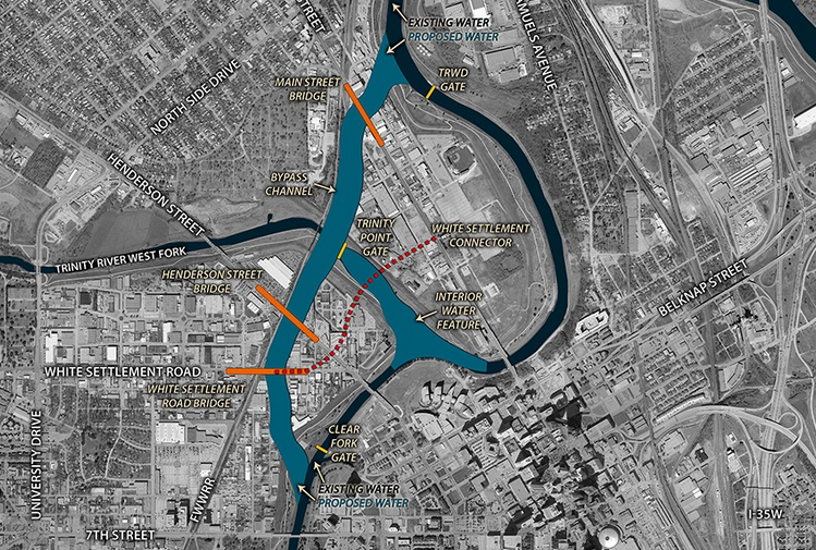 Report: Fort Worth’s Panther Island Should Emphasize Mixed Use, Walkability