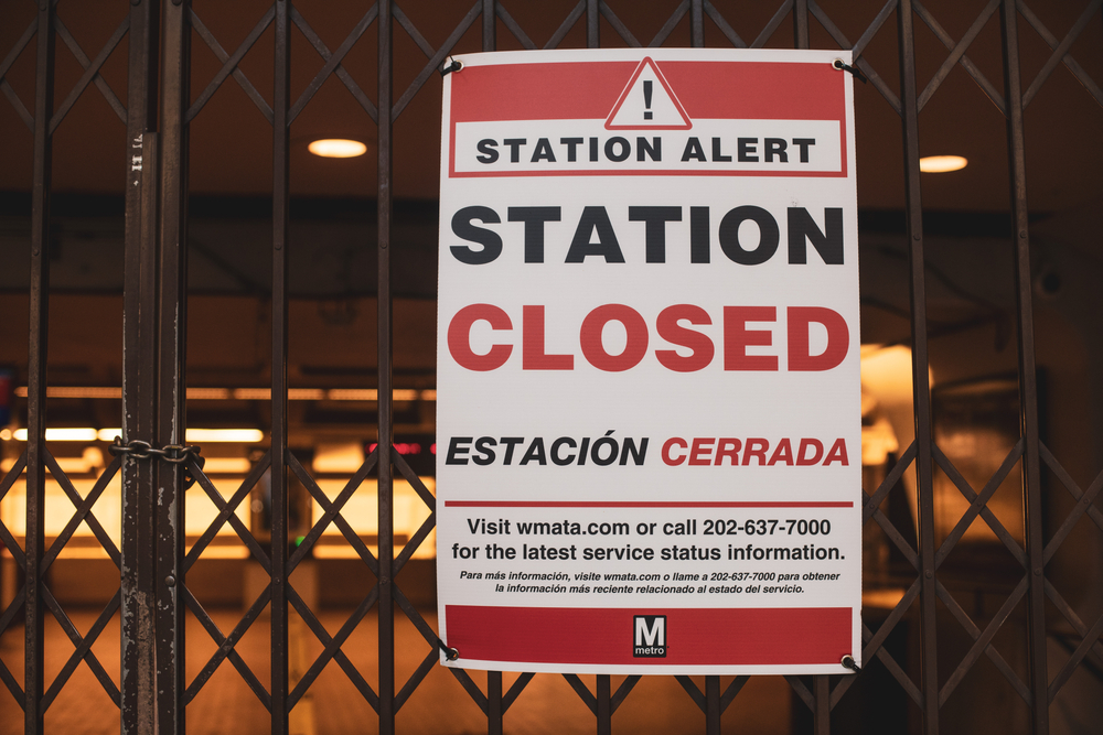 Wmata Warning Sign WMATA Approved Buyouts and Service Reductions | Planetizen News