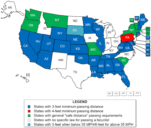 state map of passing statutes