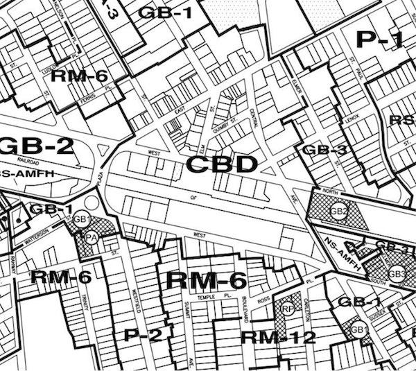 Zoning map