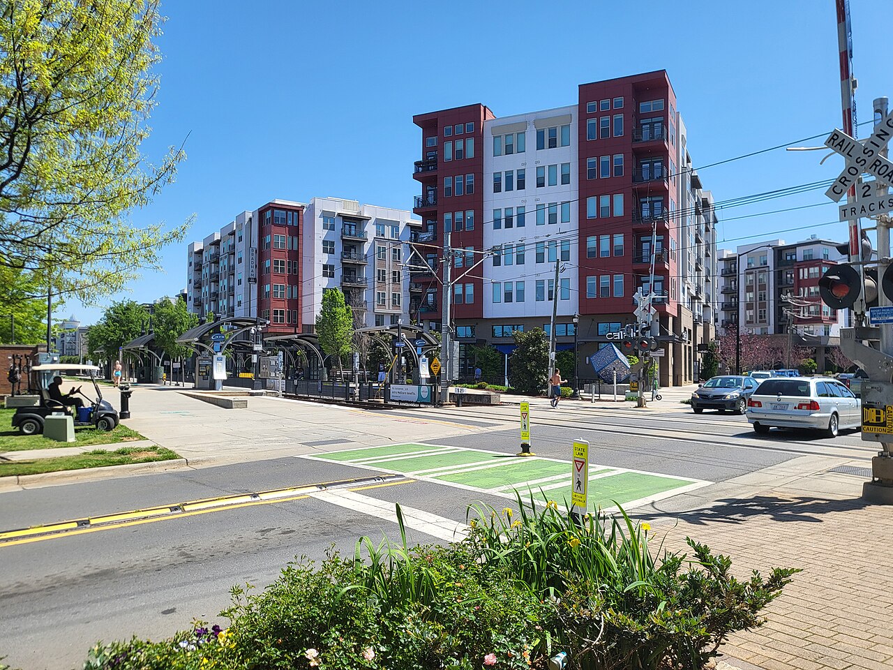 Development neat the blue line