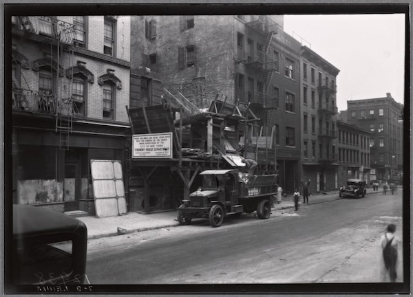 Tenements being demolished