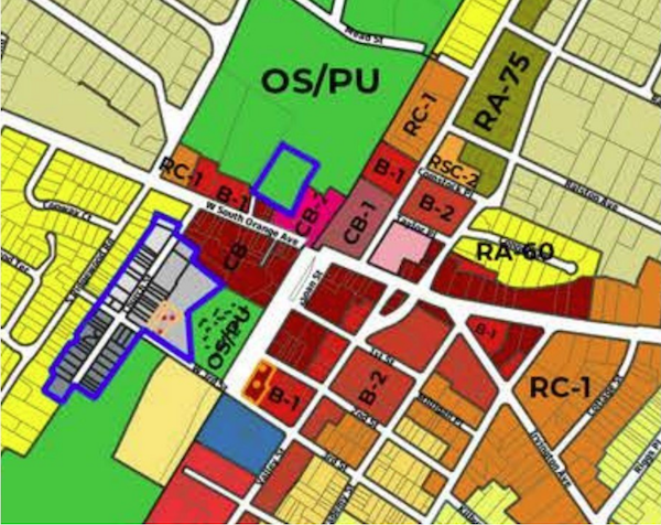 Zoning map