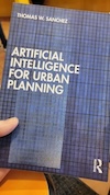 Cover of Artificial Intelligence for Urban Planners book.