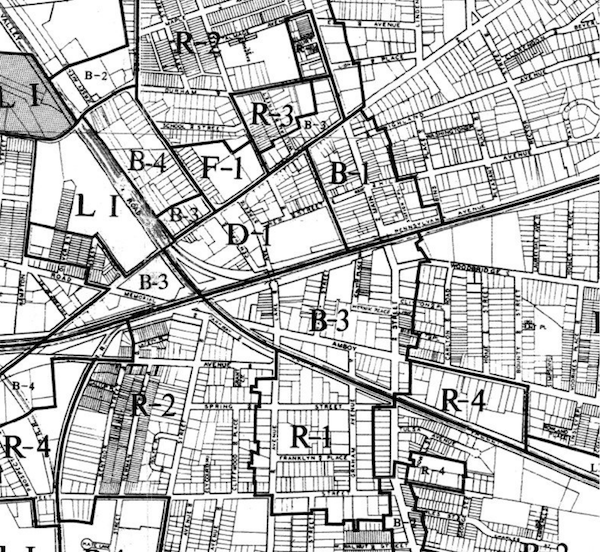 Zoning map