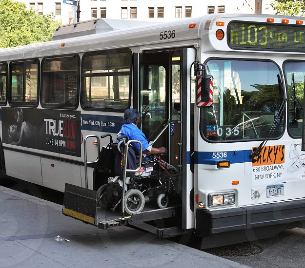 Transit Bus with Lift