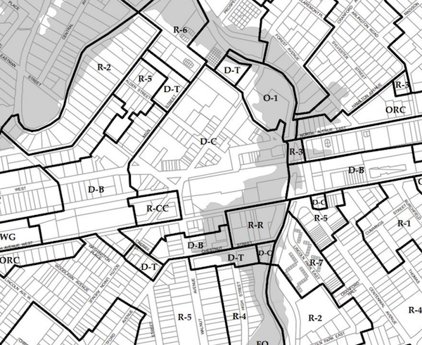 Zoning map