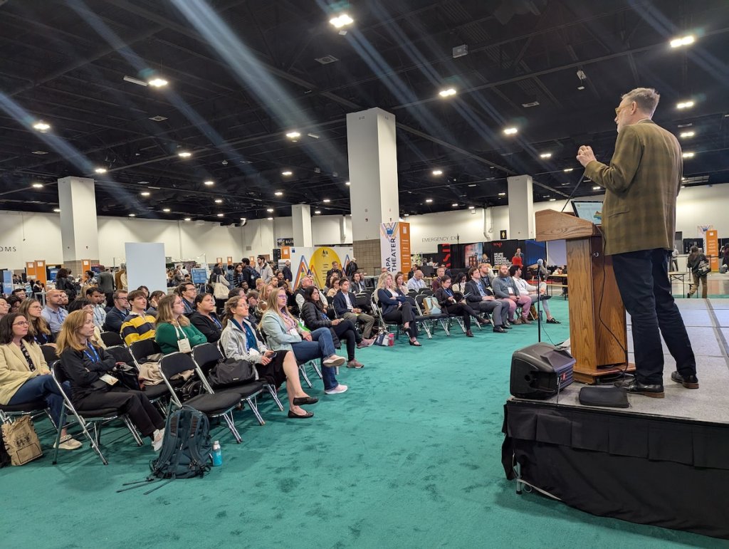 Tom delivers a talk on AI and planning at the APA’s National Planner Conference in Denver, Colorado, March, 2025.