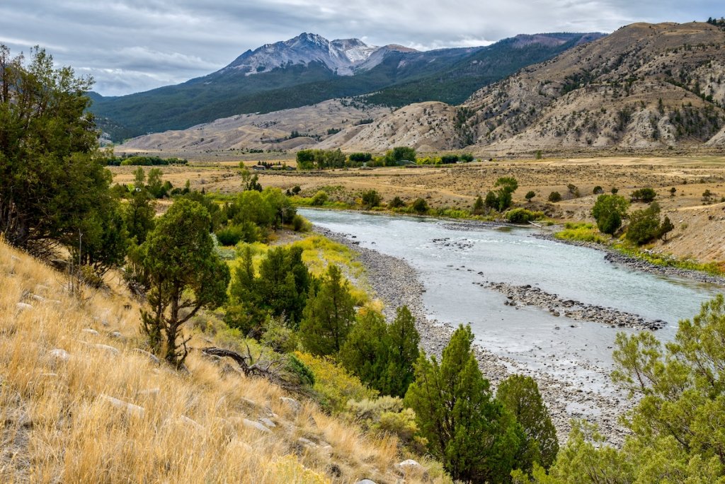 Yellowstone River in Montana.