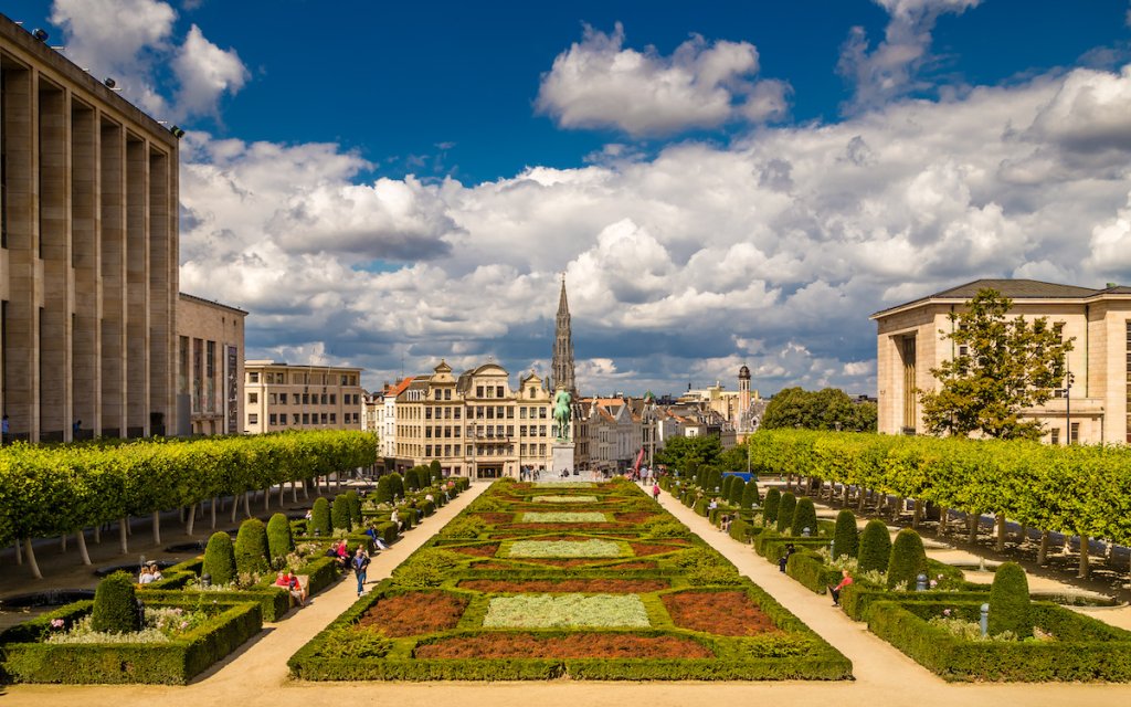 Mont des Arts, Brussels, Belgium.