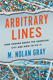 The cover of the book "Arbitrary Lines" by M. Nolan Gray.