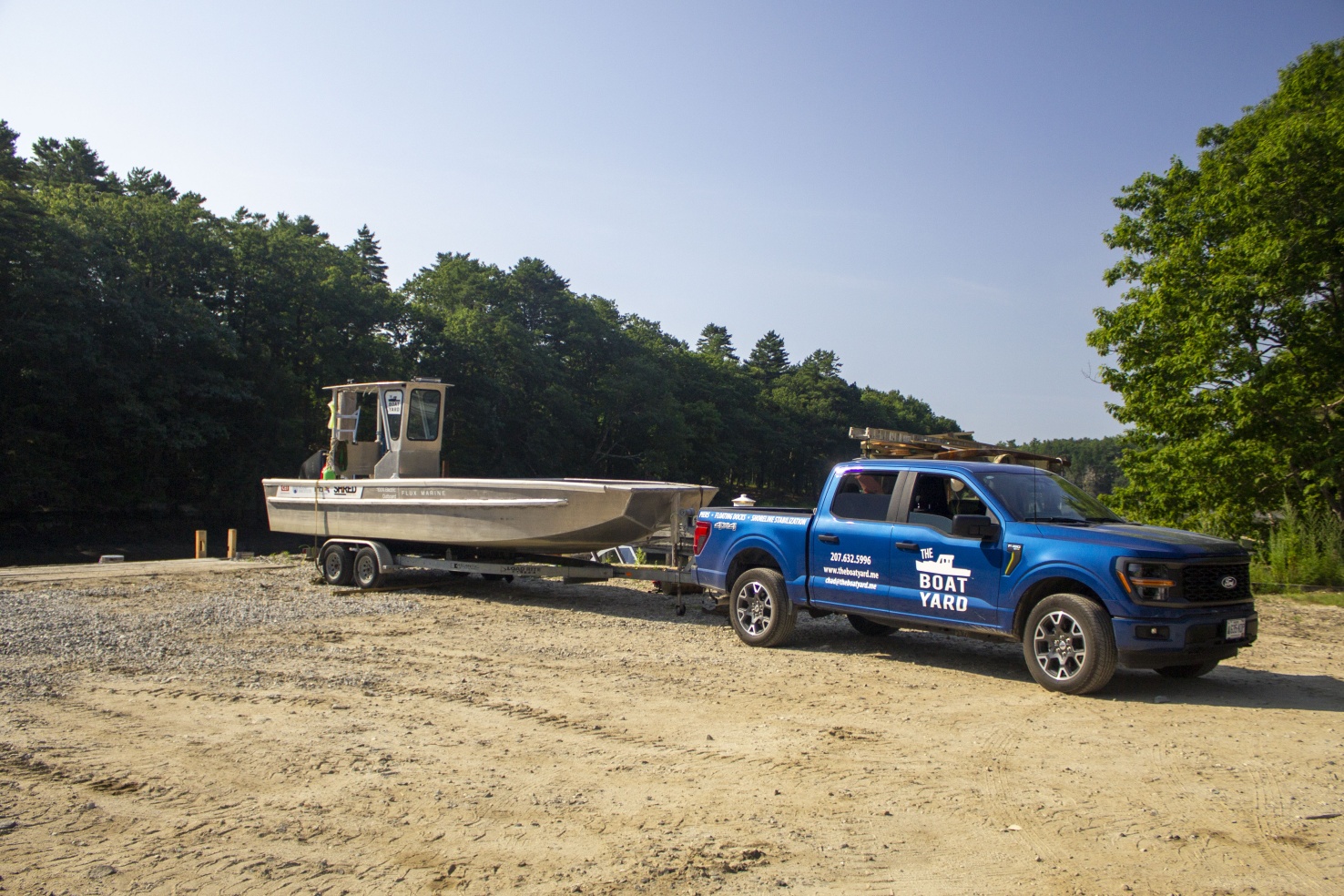 For Strater, the boat is one piece in an electrification puzzle. He also uses an electric Ford Lightning truck for his land-based operations. Both the boat and the truck can use the same charging station.