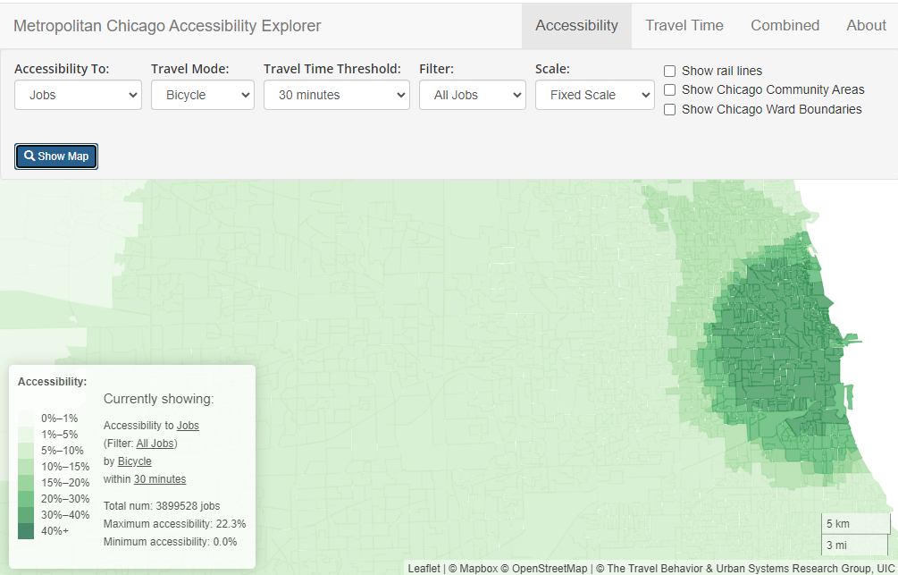 Bicycle accessibility (http://www.urbanaccessibility.com )