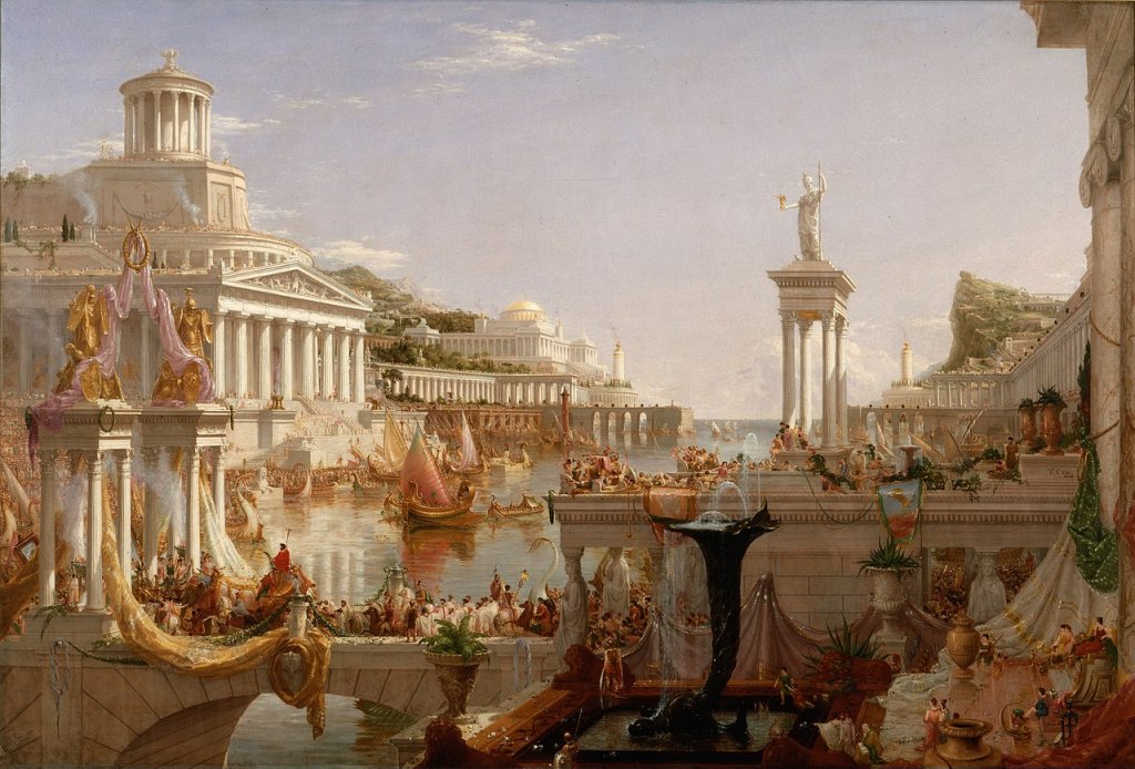The Consummation of Empire (1836). Oil on canvas, 51 by 76 in. Collection of The New York Historical Society