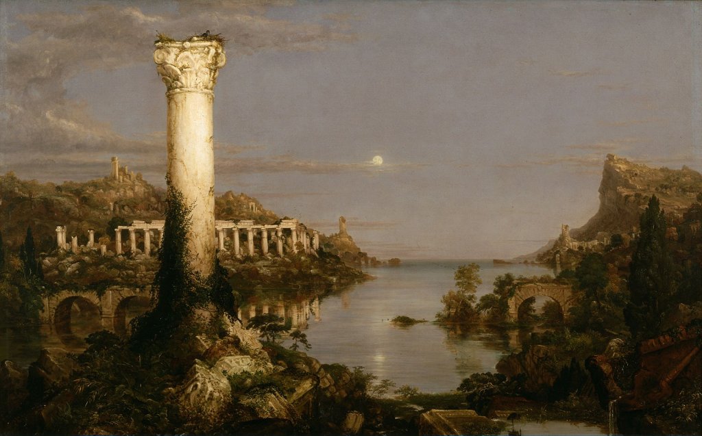 Desolation (1836). Oil on canvas, 39.5 by 63.5 in. Collection of The New York Historical Society