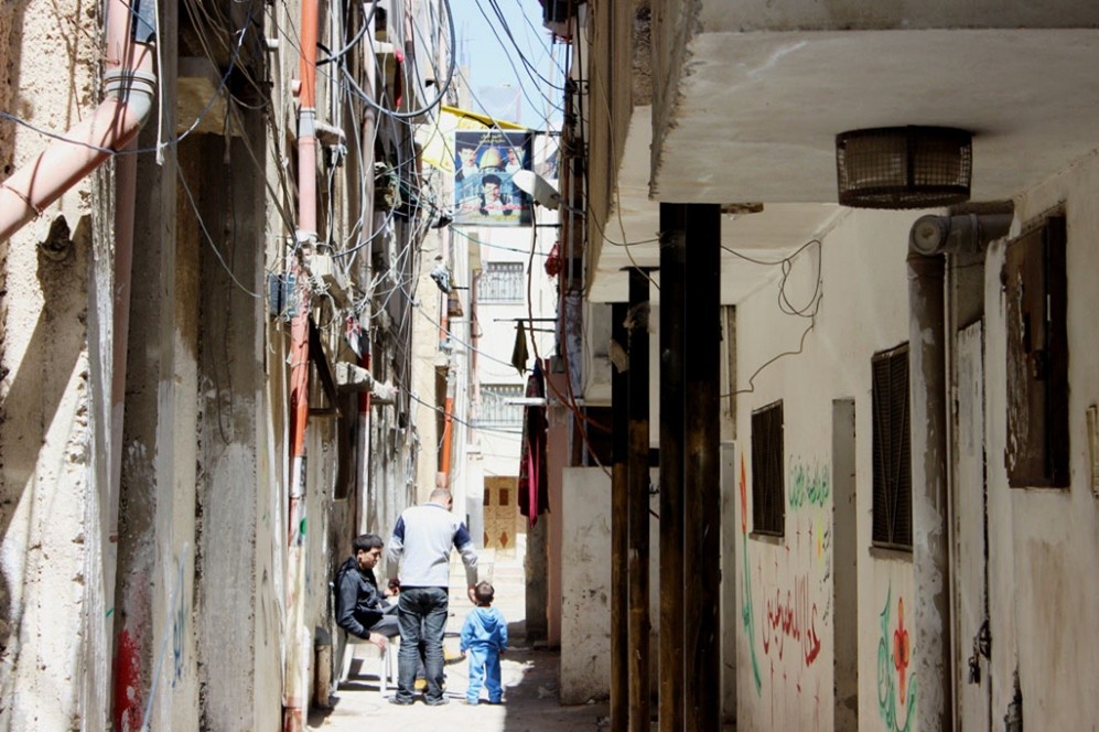 Figure 5: Street in Balata refugee camp, West Bank