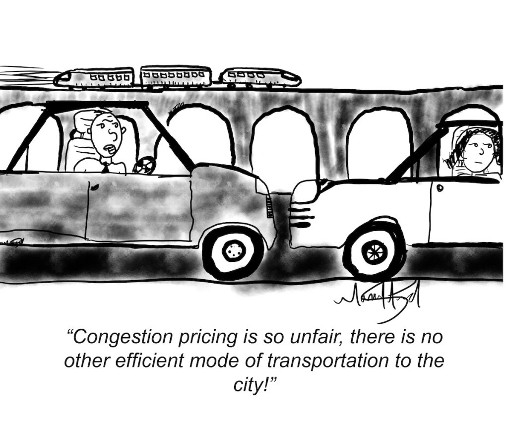 Marcelo congestion pricing cartoon