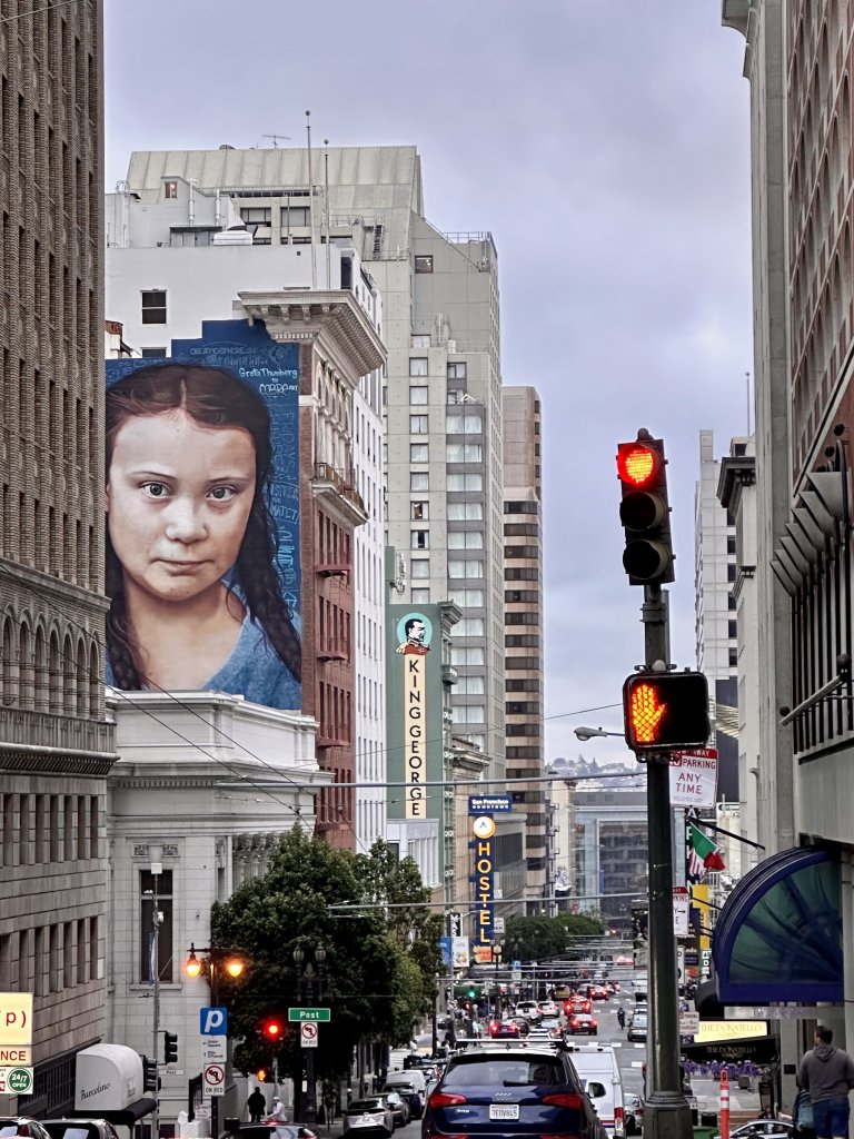 A contemporary mural by Charles R. Wolfe