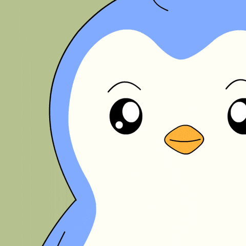 GIF of animated penguin.