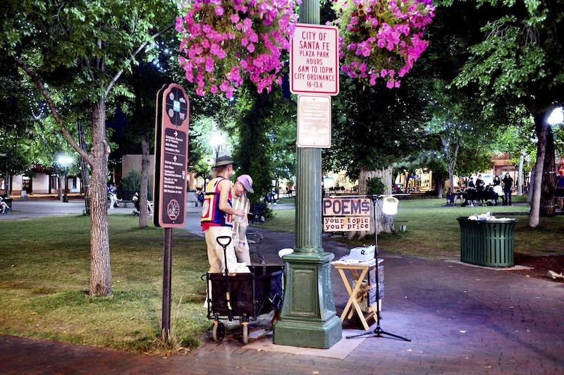 On that one lawn in the Plaza: A Social Oasis. Charles R. Wolfe photo