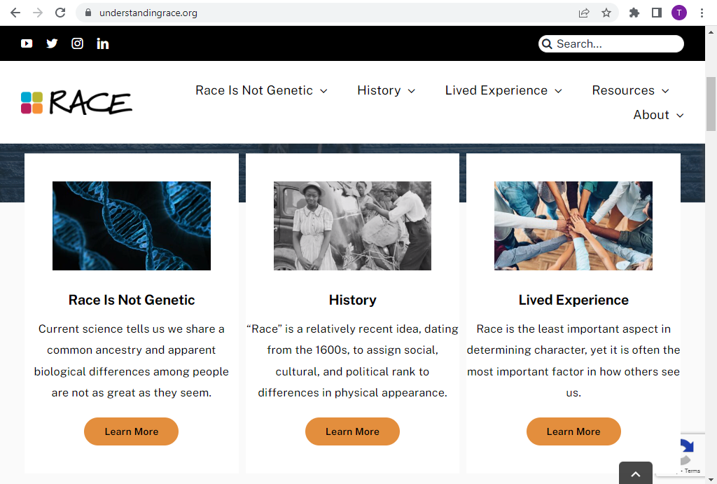 Race: Are We so Different?