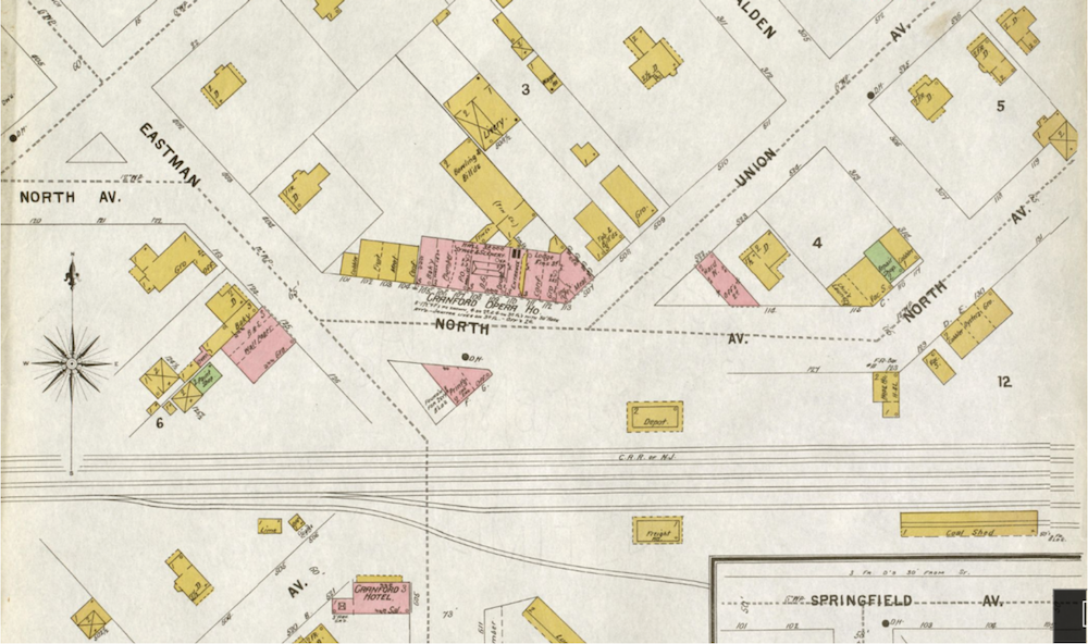 Sanborn map Cranford New Jersey