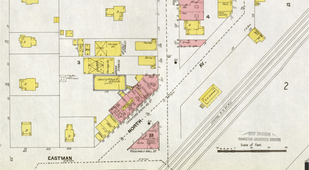 Sanborn map Cranford New Jersey