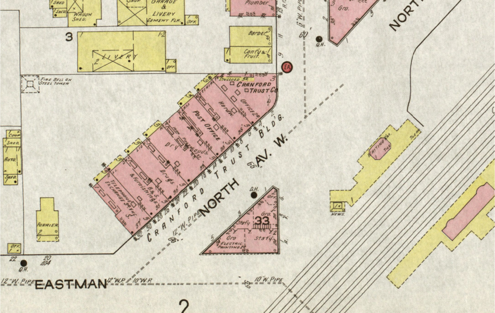 Sanborn map Cranford New Jersey