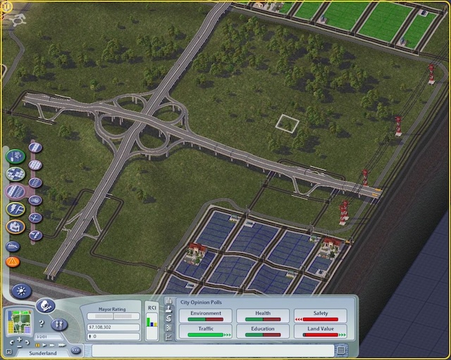 SimCity screenshot.