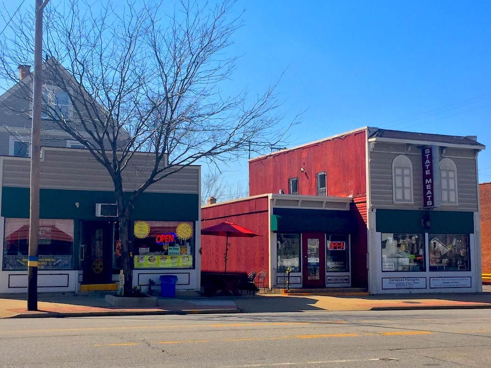 Ukrainian shops in Parma, Ohio.