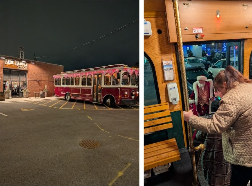 A Holly Trolley Bar Crawl in Blue Island ft a very special guest.