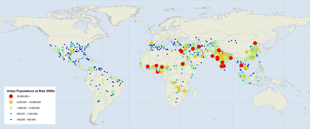 Cities Predicted to Experience Extreme Heat by 2050
