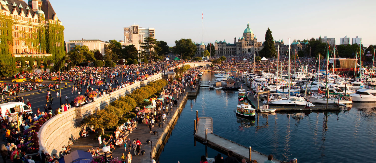 Victoria, British Columbia is a walker's paradise.